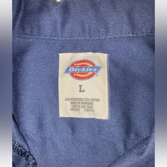 Dickies vintage Social Distortion work shirt top button down garage grunge sz L - Picture 3 of 7